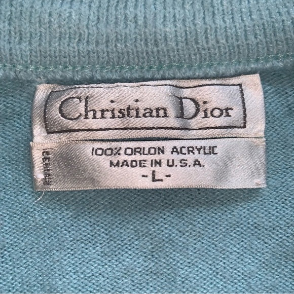 v i n t a g e :: Christian Dior Slouchy Monogram Knit Sweater - Picture 4 of 11